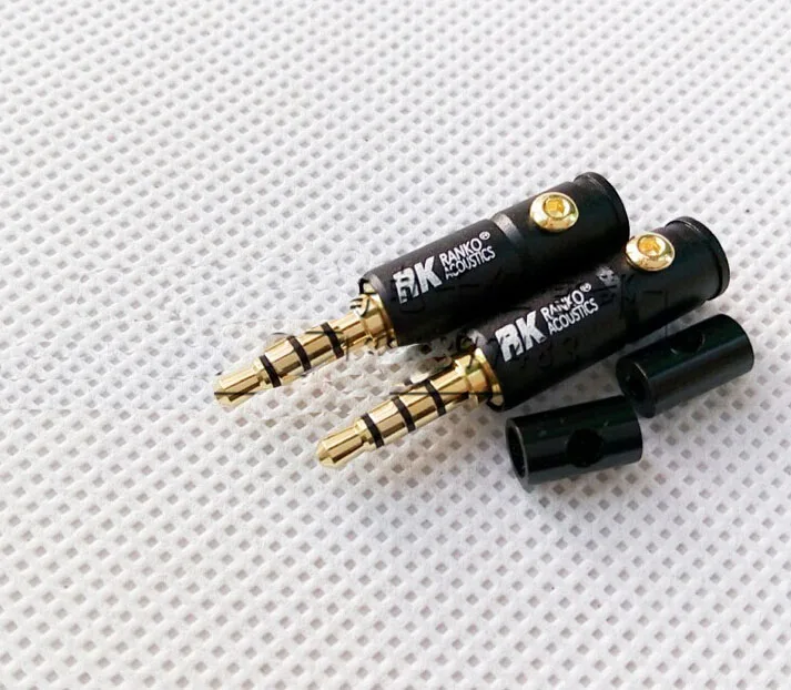 8 шт. в партии RANKO акустика 3 5 мм 4 трека стерео аудио мужской 2 Хвостовая манжета