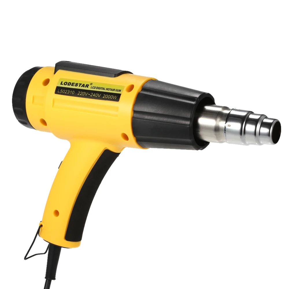 Loestar 2000 Вт Тепловая пушка электрическая фена цифровая терморегулируемая Тепловая пушка регулируемый Набор инструментов с насадкой L502310