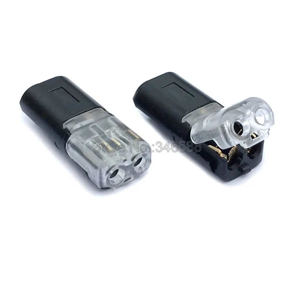10x2 контакта 2 контактный разъем для провода шотландский соединитель 22 20AWG провод