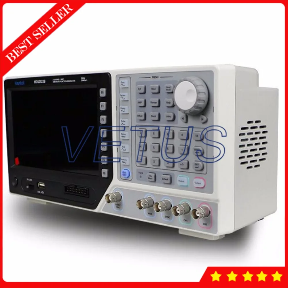 2 канальный DDS генератор сигналов Hantek HDG2012B произвольной формы 10 МГц 250MSa/s 64 м|function