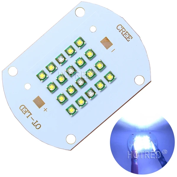CREE XPE 50 Вт 60 Вт XP-E нейтральный белый+ королевский синий светодиодный светильник-излучатель для аквариума DIY для морской рыбы Коралловое светодиодное освещение для роста - Испускаемый цвет: XPE 50-60W LED