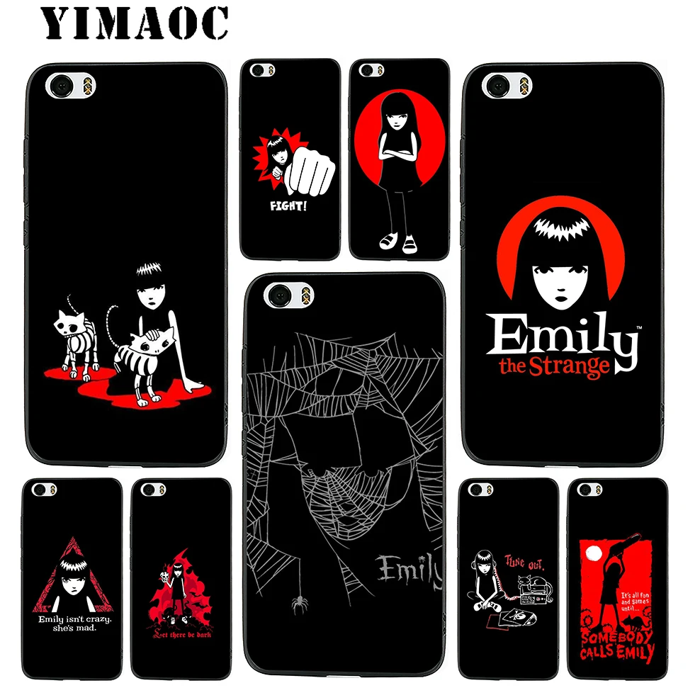 YIMAOC Emily The Strange Soft Silicone Case for Xiaomi Redmi Note 9 Mi 8 Se 7 6 6A A1 A2 4X 4A 5A 5 MAX 3 MiA1 |