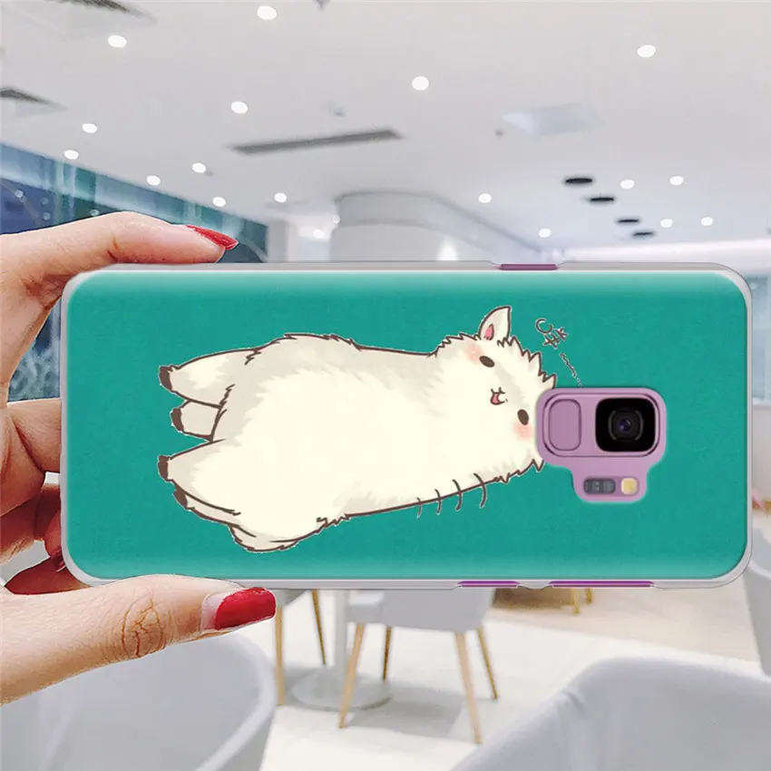 Милый ламы Альпака чехол для телефона для samsung Galaxy S10e S10 плюс S7 S8 S9 Plus, Note 8, 9, 10, плюс S10 5G M20 M30 жесткий чехол Coque