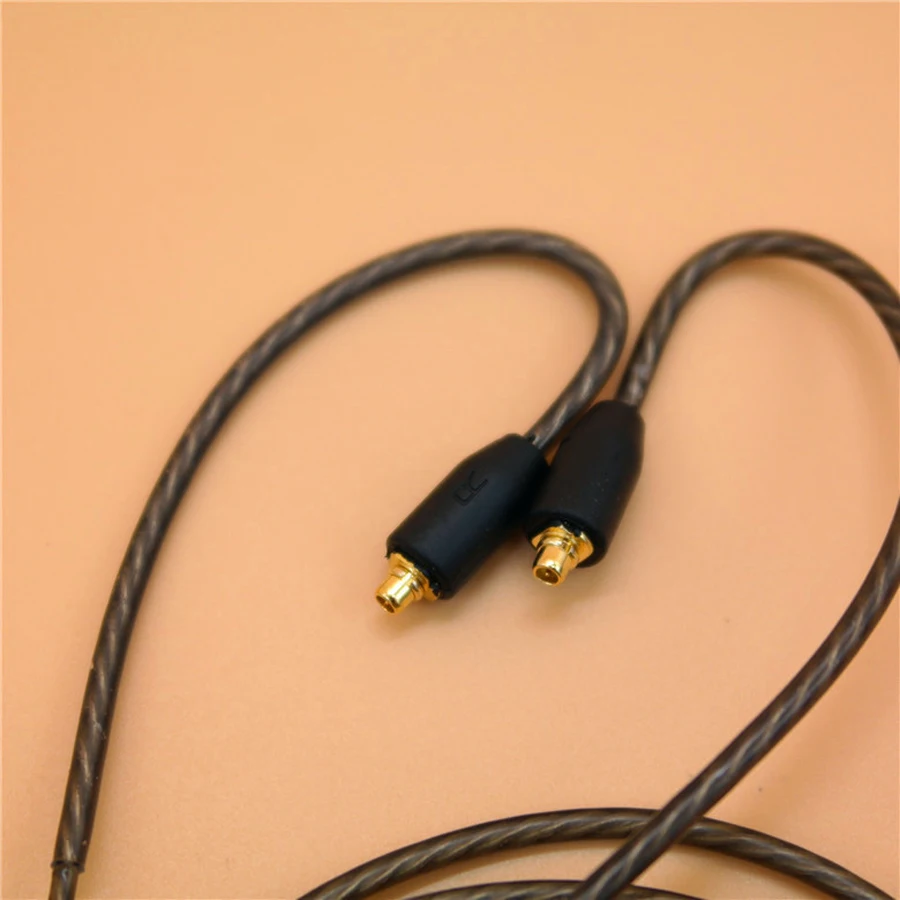 Обновленный посеребренный кабель MMCX DIY SE215 наушники для Shure SE535 SE846 стереонаушники