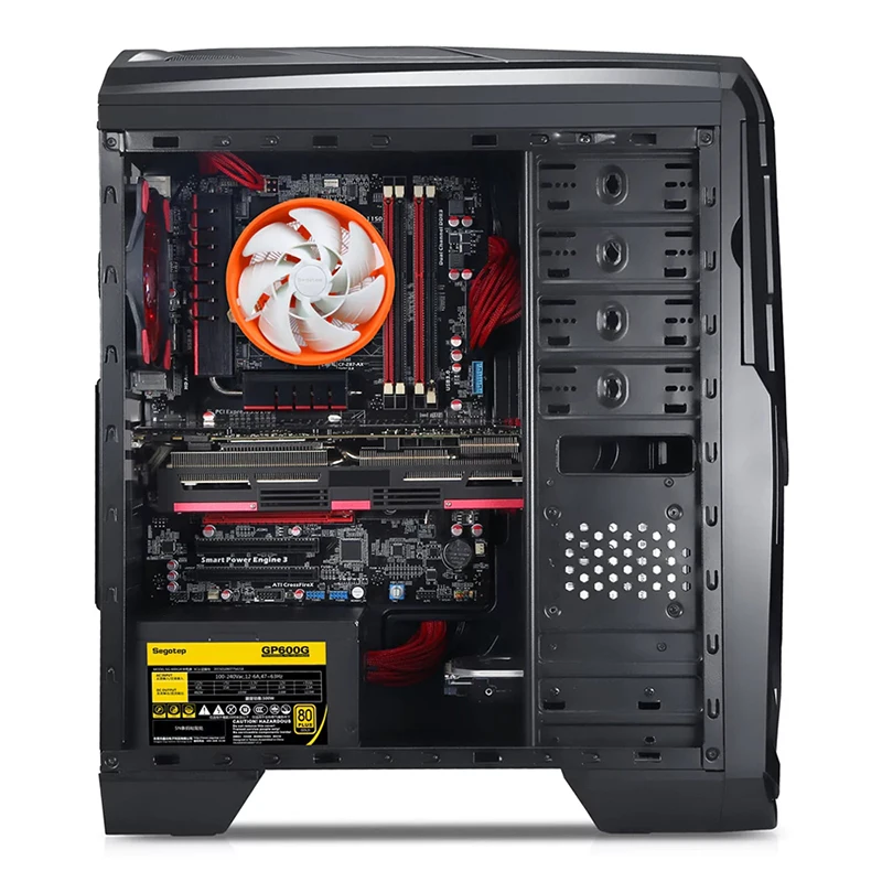 Оригинальный segotep лезвие Mid-Tower Случае игровой компьютер поддержка ATX M-ATX ITX