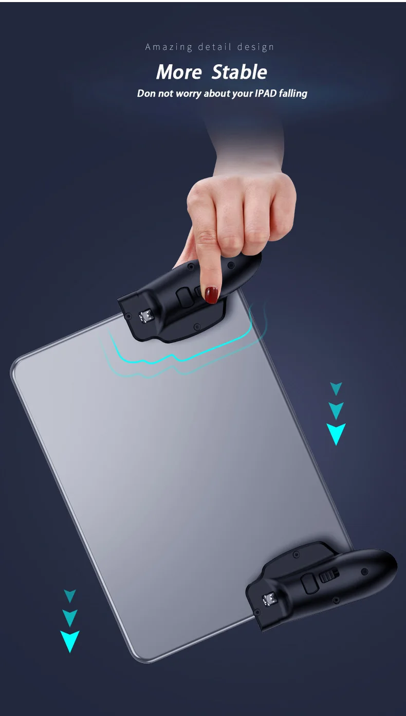 H7 Мобильная игровая Кнопка огня с ручкой для планшета ipad триггер L1R1 Кнопка контроллера шутера с ручкой интеграции для PUBG