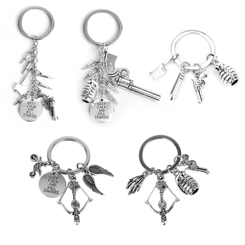 С изображениями из сериала Ходячие мертвецы брелок очарование брелоки ручной