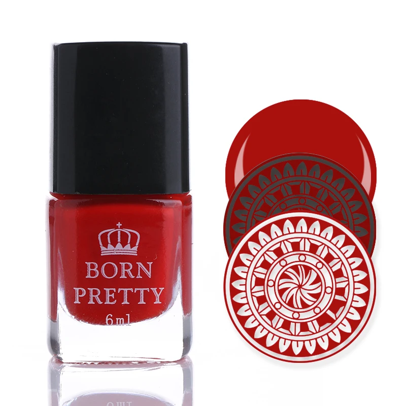 BORN PRETTY 15 мл/6 мл чистые цвета ногтей лак для стемпинга сладкий стиль стемпинг ногтей покрытие 72 Цвета Доступные лаки для ногтей