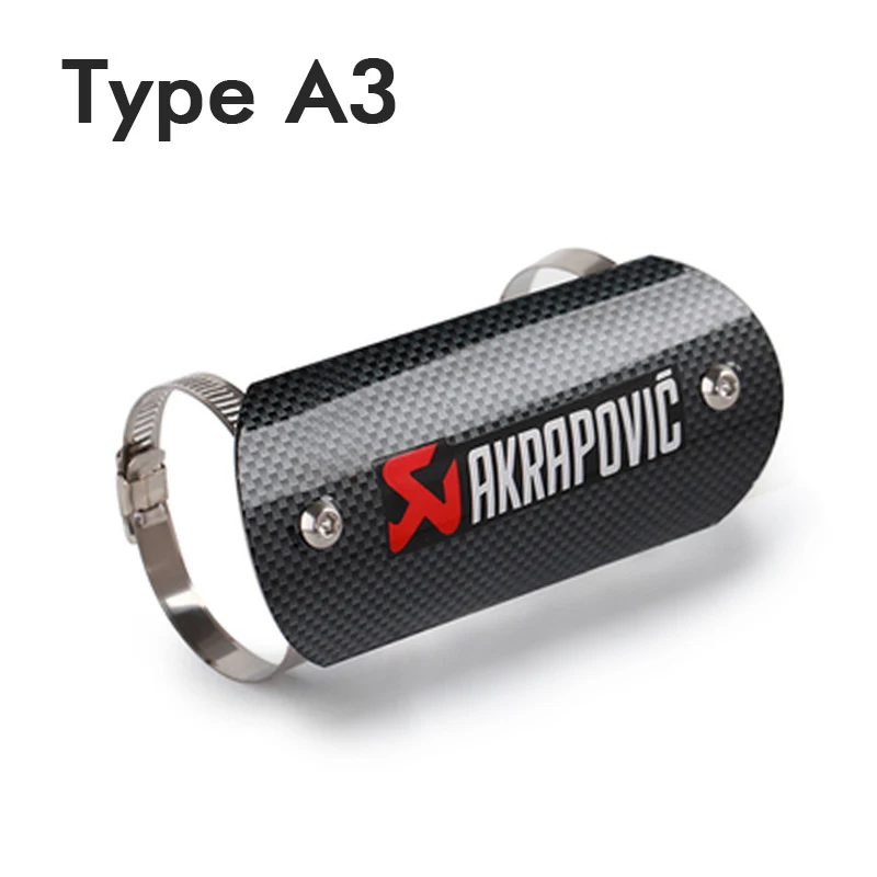 Глушитель для мотоцикла Akrapovic, защита из углеродного волокна, защита от жары, защита от обжига, крышка R6 CB400 GSX750R Tmax530