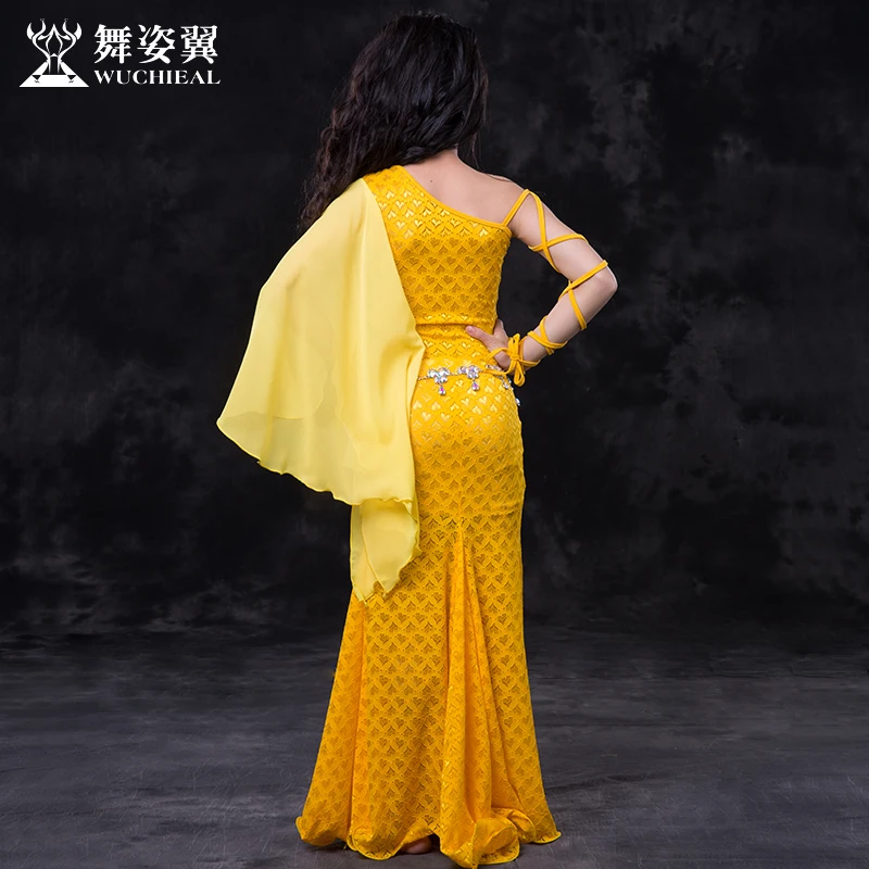 Костюм для танца живота Bellydance Хлопковое платье 2017 г. Wuchieal новые детские костюмы