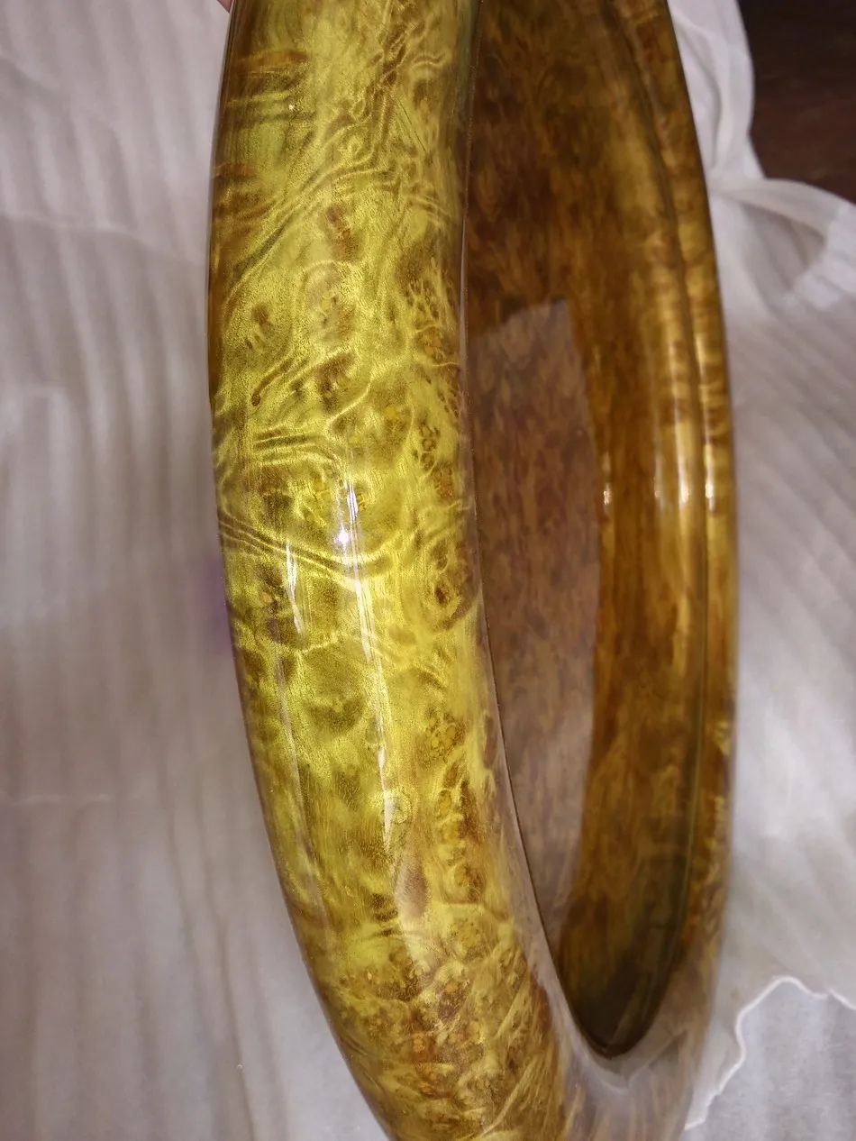 59x7 см высшее качество бирманский Золотой камфорный горшок для щеток с полным