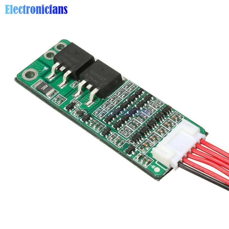 Защитная плата зарядного устройства 18650 литиевый аккумулятор BMS литий ионный 15 А