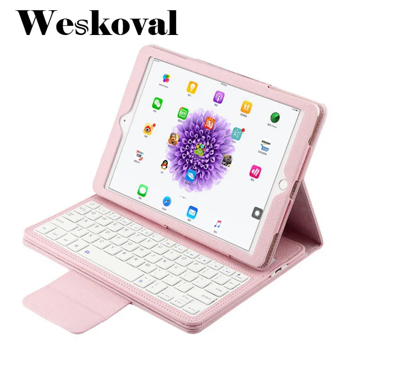 Клавиатура для iPad Air 1 Беспроводная Bluetooth клавиатура чехол съемный планшет флип