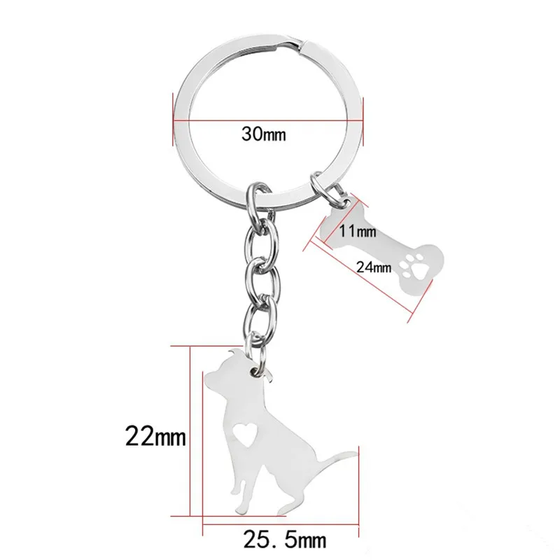 

Новые 304 нержавеющая сталь Cairn терьер брелки Pet Мемориал ювелирные изделия трендовые Собаки кости ключи цепочки Ключи Кольца для женщин мужч...