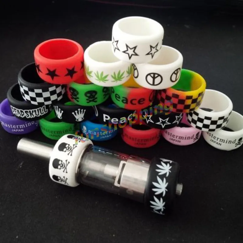 60 шт. нескользящих силиконовых колец для электронных сигарет диаметром 22 мм |