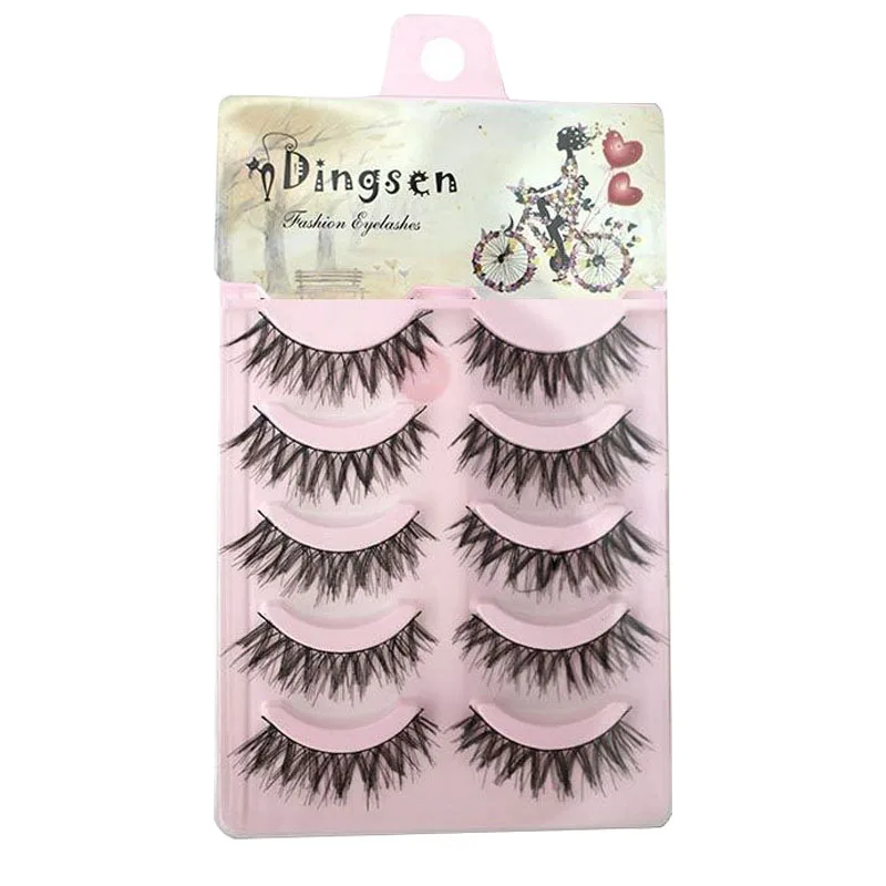 5 пар новые модные женские натуральные мягкие ресницы ручной работы толстые