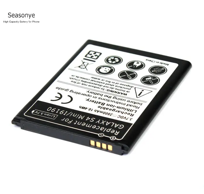 Seasonye 1x B500BE/B500AE 2800mAh запасная батарея для мобильного телефона Samsung Galaxy S4 Mini S4mini i9190