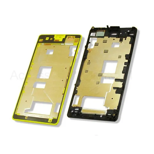 Высокое качество Замена переднего корпуса ЖК рамка пластина для Sony Xperia Z1 Compact Mini