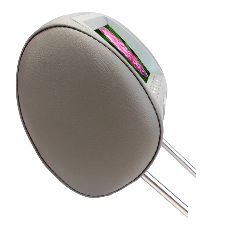 7 дюймов Автомобильный подголовник монитор TFT-LED экран Подушка монитор с AV USB SD MP5 FM динамик бежевый/серый/черный SH7048-MP5