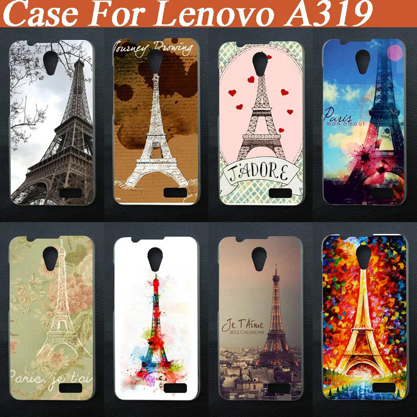Модный чехол сделай сам с рисунком Эйфелевой башни для Lenovo A319 кожаный телефона