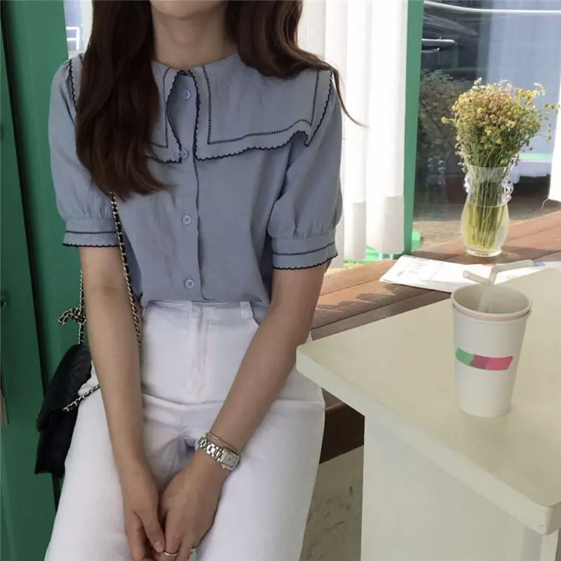 HziriP винтажный Дворцовый стиль вышивка лето 2019 свободные модные с коротким