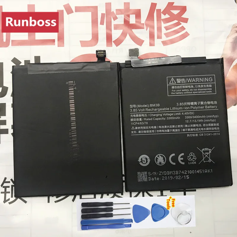 

Runboss Original Replacement Battery BM3B for Xiaomi MIX 2 2S 3300mAh With Tracking Number