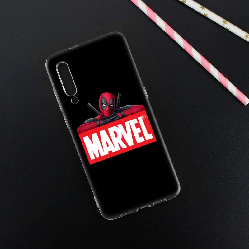 Горячая Marvel героя фильма «Дэдпул»; рубашки силиконовый чехол для Xiaomi Pocophone F1 9T 9 9SE 8 A2 Lite A1 A2 Mix3 Redmi K20 7A Note 4 4X5 6 7 Pro S2