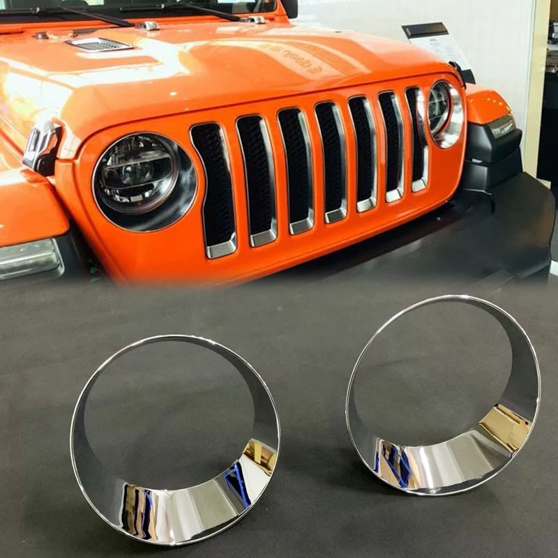 Для Jeep Wrangler JL 4DR 2018 2019 (не подходит для фото) хромированная внешняя крышка