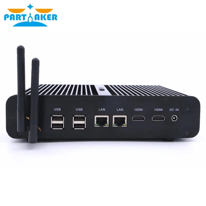 Мини ПК par57 B2 i7 Barebone HTPC Nuc Безвентиляторный Компьютер Broadwell 5Gen Core 5500U/5550u Wifi|mini pc