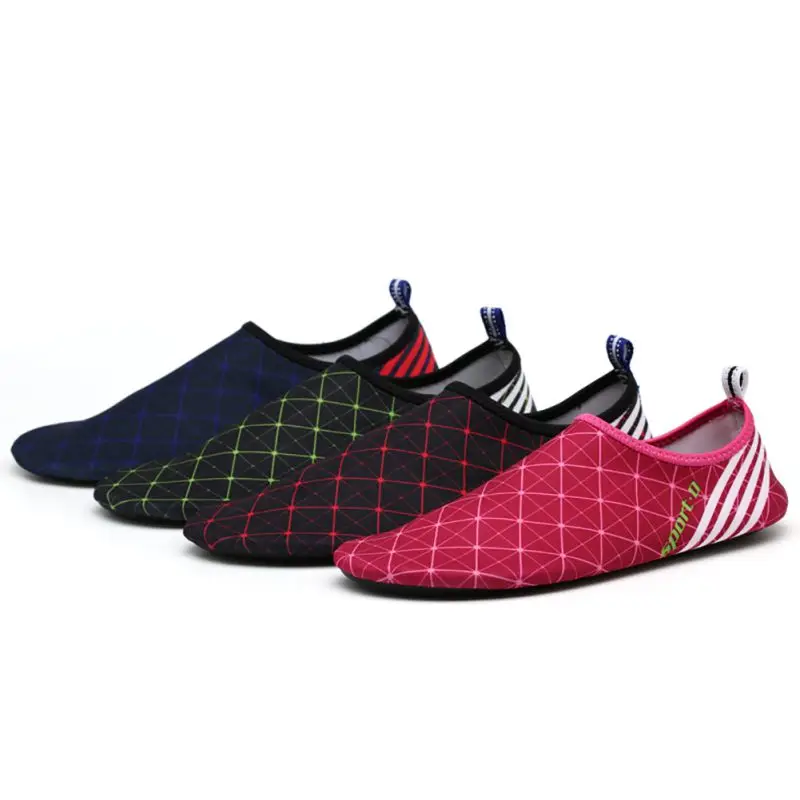 Обувь в полоску сандалии пляжная обувь для плавания удобная водонепроницаемая