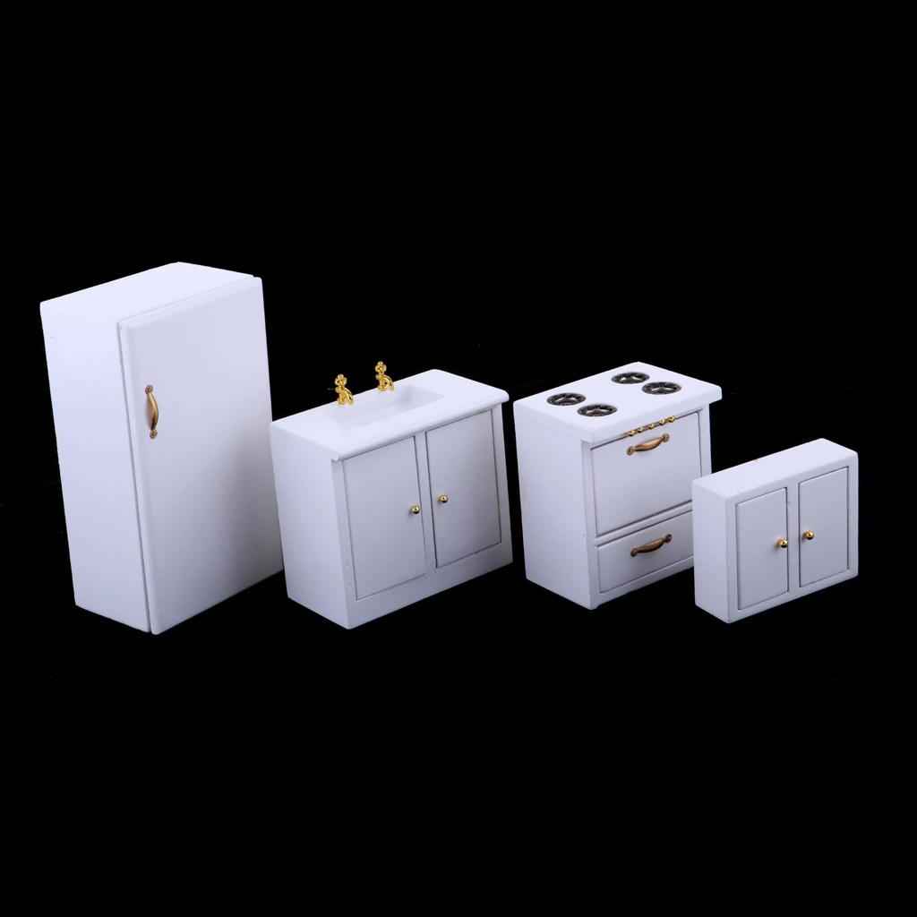 1/12 Миниатюрный Кукольный дом кухонная мебель набор верстаков для приготовления