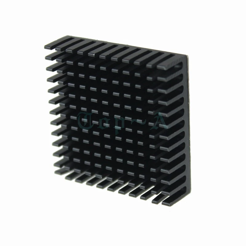 Gdstime 10 шт. 4 см 40x40x11 мм черный алюминиевый радиатор высокого качества IC чип 40 x 11