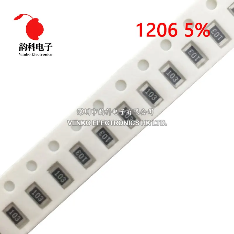 Резистор SMD 0R ~ 10M 1/4W 0 1 10 100 1206 5% Ом 1K 150 K 220 10K 330 1R 10R 100R 150R 220R 330R 2 шт. М м | Электронные
