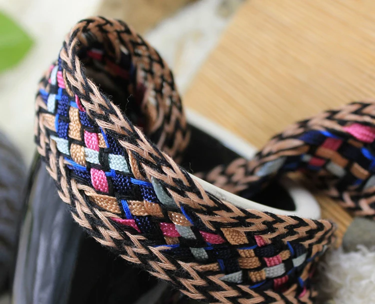 Бесплатная доставка Новый DIY лента Ручной Работы Красочный вязание ленты конопли