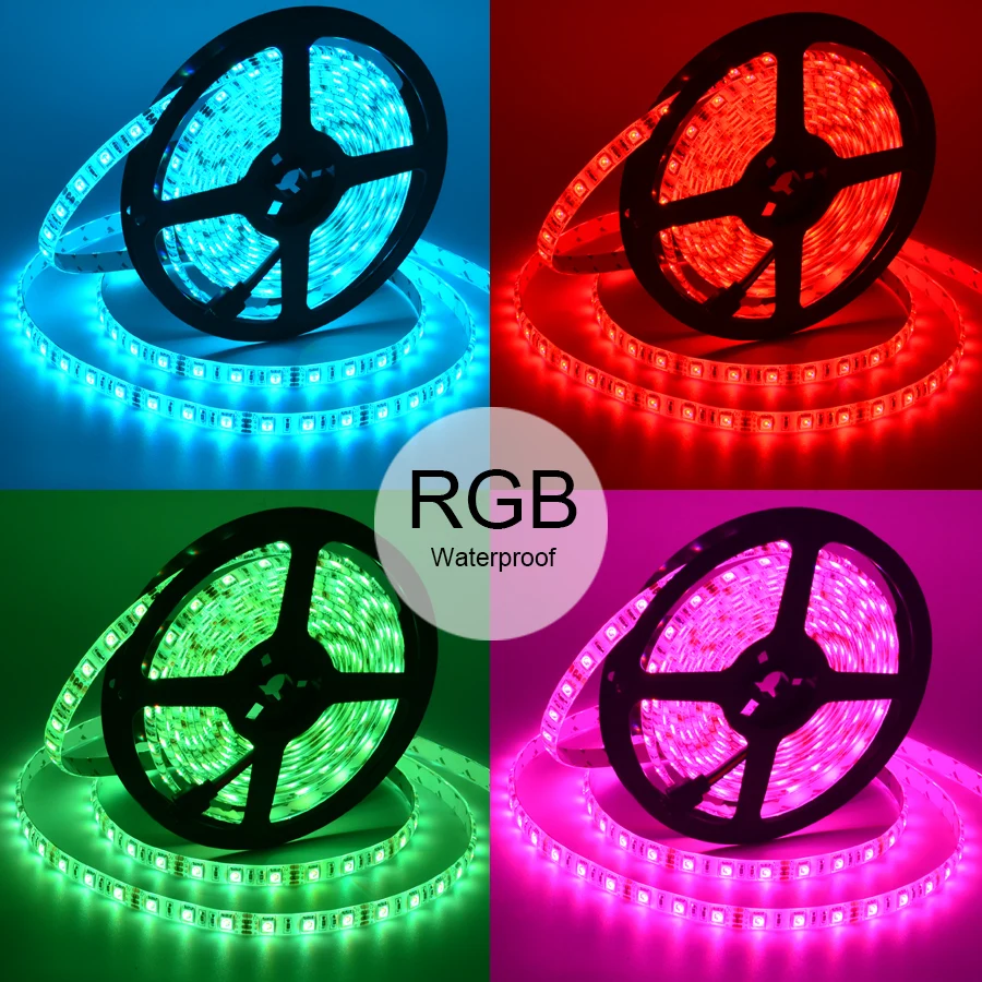5 M RGB светодиодный полосы 5050 SMD Водонепроницаемый/не Водонепроницаемый 60