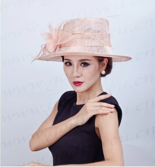 Женская фиолетовая Коктейльная шляпка для волос свадебной вечеринки Шляпка