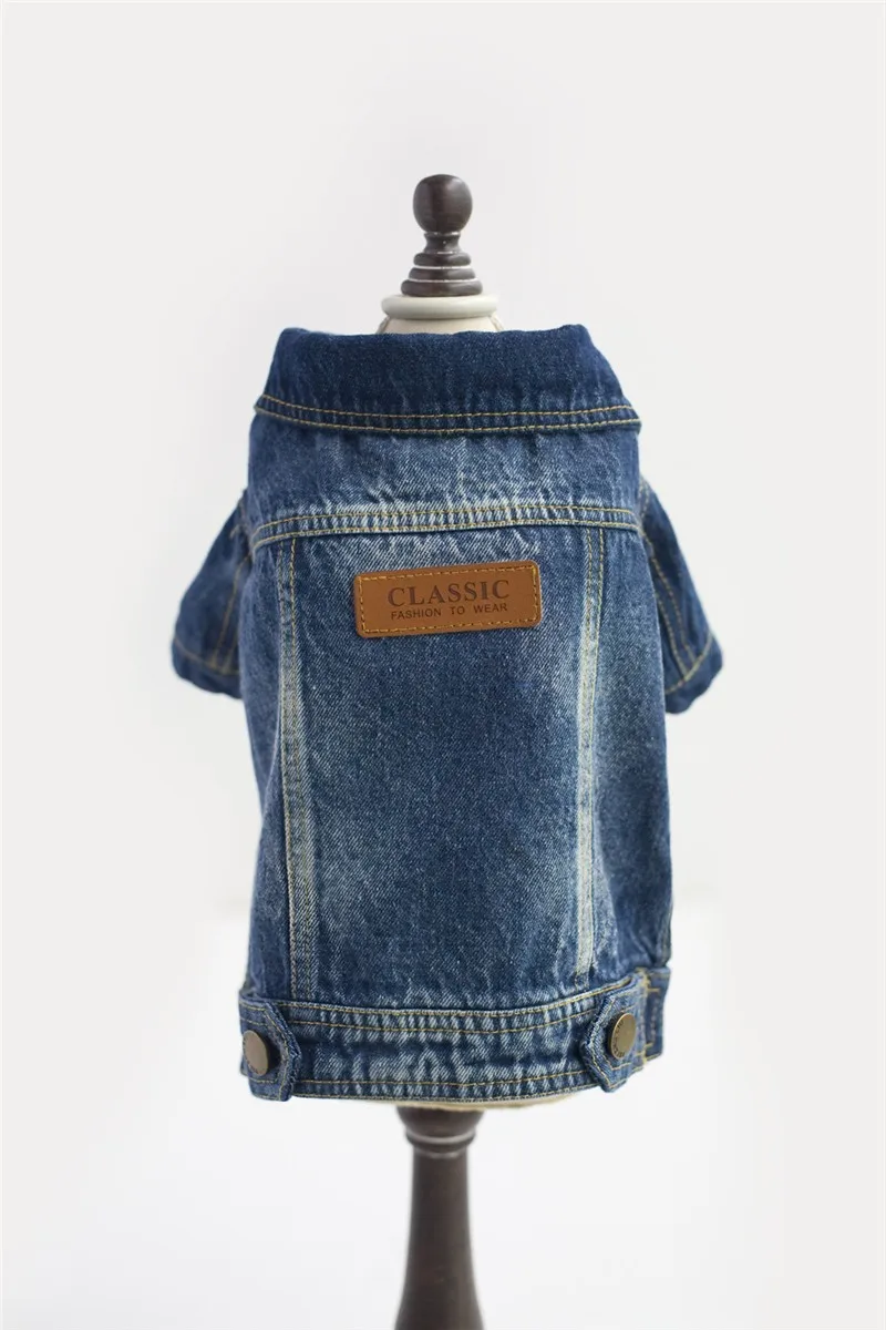 Y56 джинсовое пальто с собаками для весны и осени новая одежда 2 ногами щенков