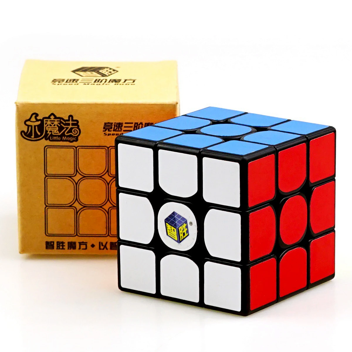 Yuxin маленький магический 3x3x3 Кубик профессиональные 3x3 наклейки скоростные