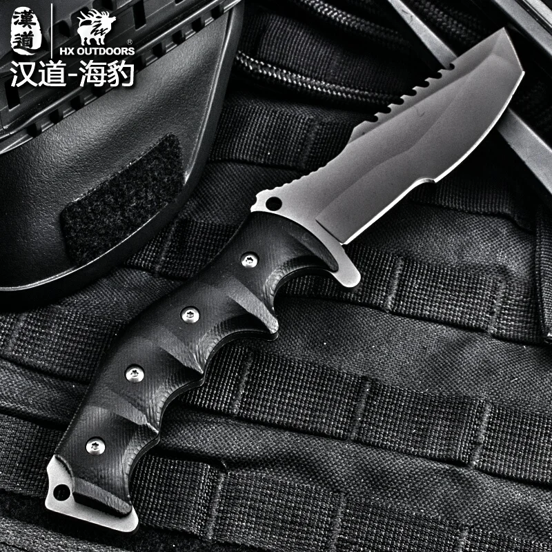 HX Открытый нож для кемпинга выживания тактическая самозащита меч