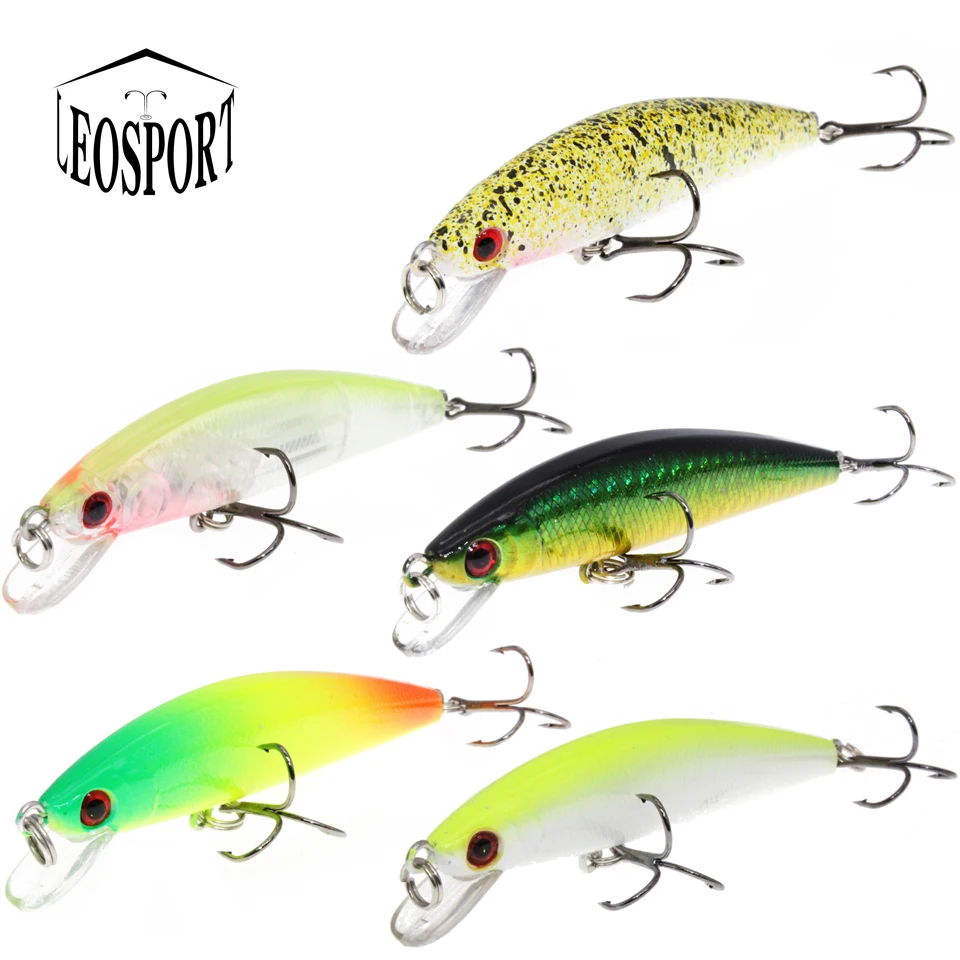 LEOSPORT 8 5 см/7 г приманки для рыбной ловли яркий цвет цветов Реалистичная