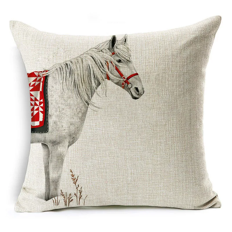 Smiry Рождественская линия Наволочка Мультфильм прекрасный кот с мышкой птицы