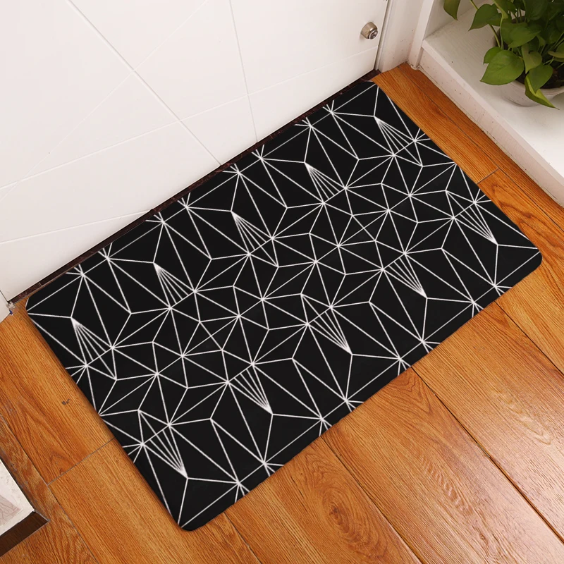 2017 Новый модный стиль творческие моющиеся коврики геометрические Коврики для
