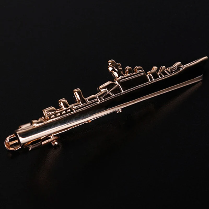 Warship мужской уникальный металлический зажим для галстука на шею Зажим Для