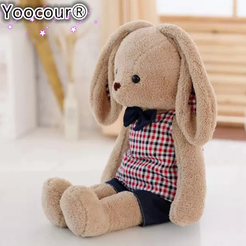 1 шт., 60/80 см, кукла Лаки, Kawaii, кролик с длинными ушами, плюшевое и мягкое животное, игрушка, кролик, подарок на день рождения, Рождество, детские игрушки для девочек