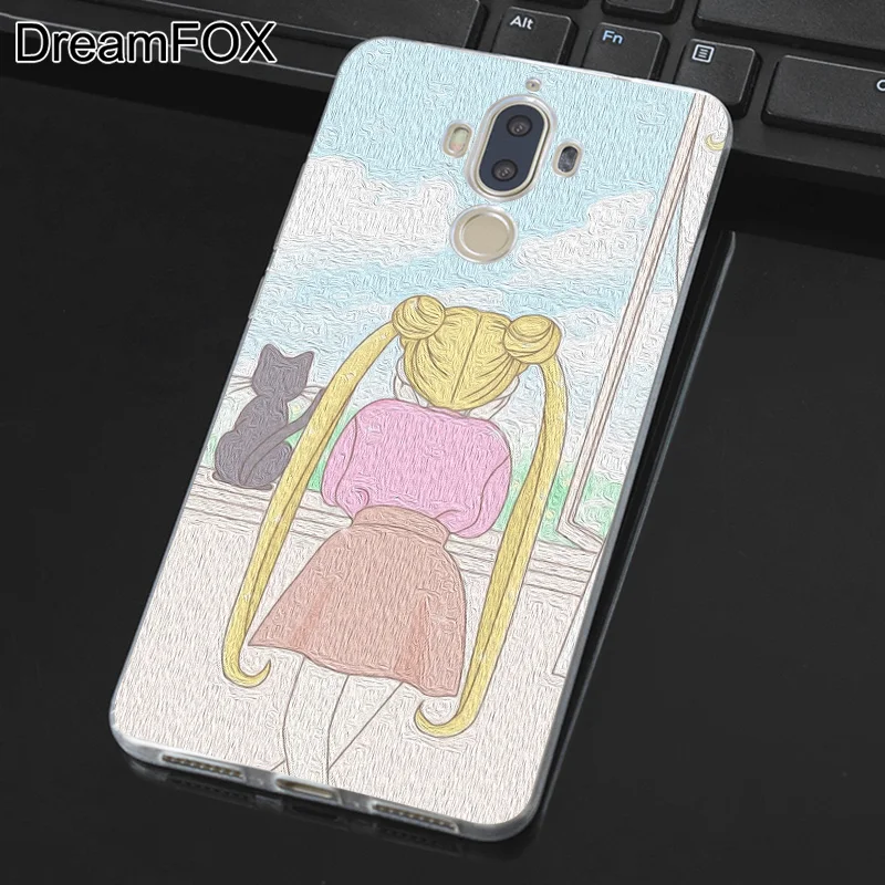 DREAMFOX M286 Sailor Moon Мягкий силиконовый чехол из ТПУ для huawei mate 8 9 10 20 30 Lite Pro |
