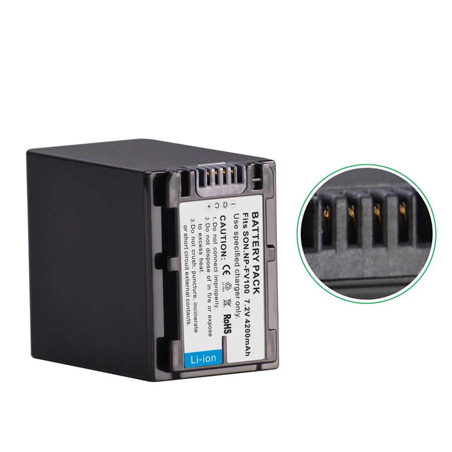 Аккумулятор SANGER для камеры SONY аккумулятор NP FV100 NPFV100 AX100E HDR XR550E XR350E CX550E CX350E |