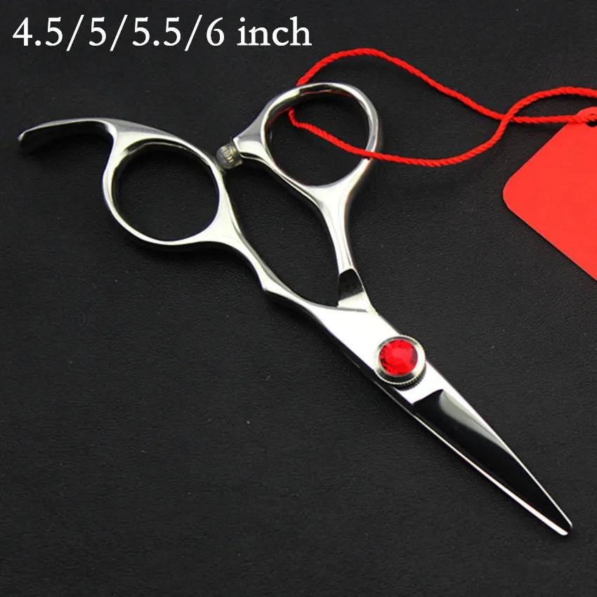 Upscale Professional Germany 440c 4.5/5/5.5/6 inch cut hair scissors cutting barber tools haircut shears hairdressing scissors free case hair shears 5 5 set professonal hair styling japanese 440c scissors sets