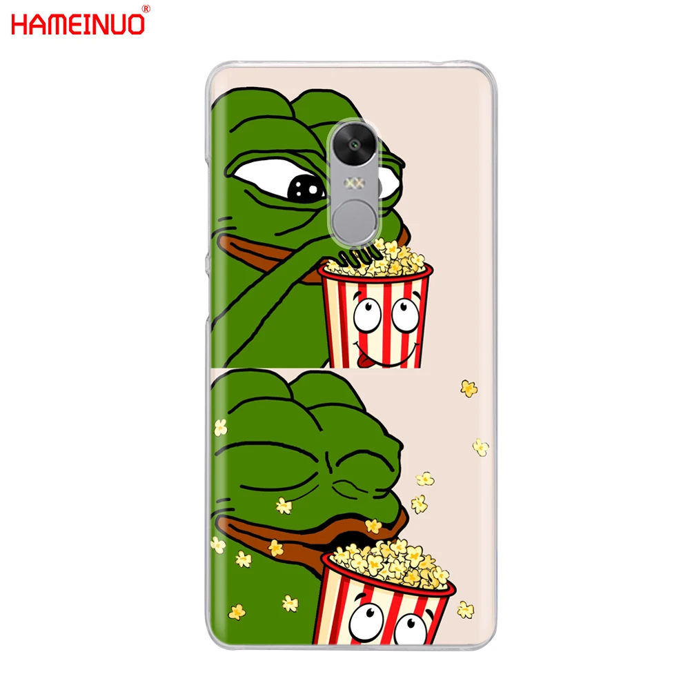 HAMEINUO Милые лягушка мем животных Забавный чехол Обложка Телефон для Xiaomi redmi 5 4 1 1 s 2 3 3 S pro PLUS redmi note 4 4X 4A 5A - Цвет: 40056