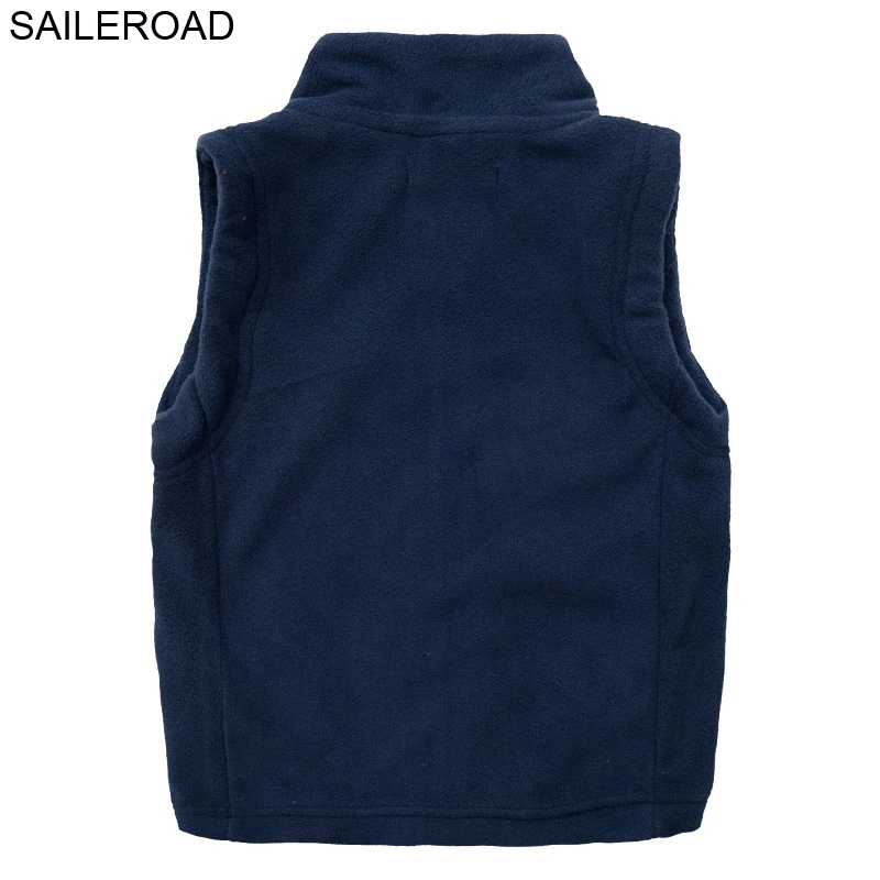 SAILEROAD 2 11Years Animal Tiger Fashion Baby Дети Жилет Новые Мальчики Девочки Верхняя Одежда С Руно