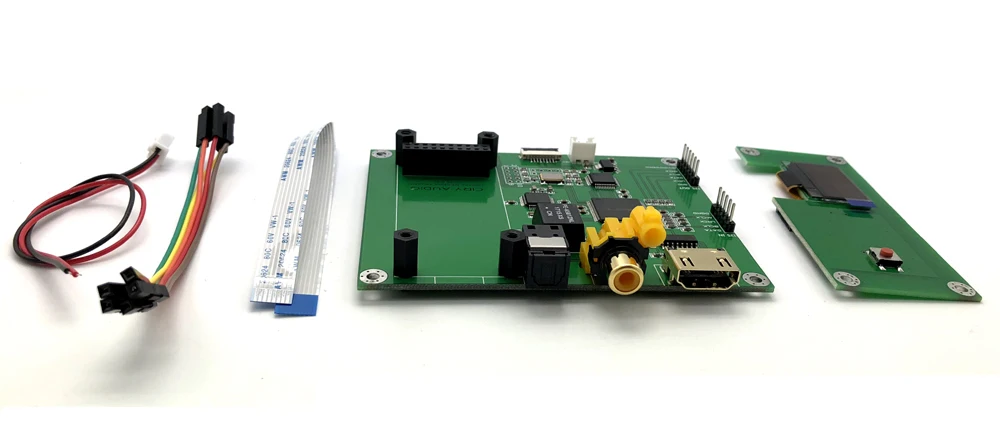 Amanero цифровой XMOS интерфейс аудио декодер DAC частота дискретизации дисплей AK4118 SPDIF ies плата переключателя с OLED T0138